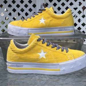 Yellow platform converse